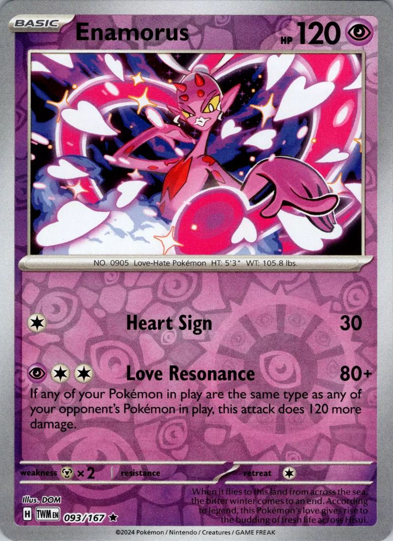 Enamorus (093/167) [Escarlata y Púrpura: Máscara Crepúsculo]