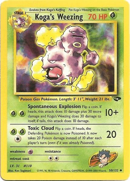 Smogogo de Koga (50/132) [Gym Challenge Unlimited]