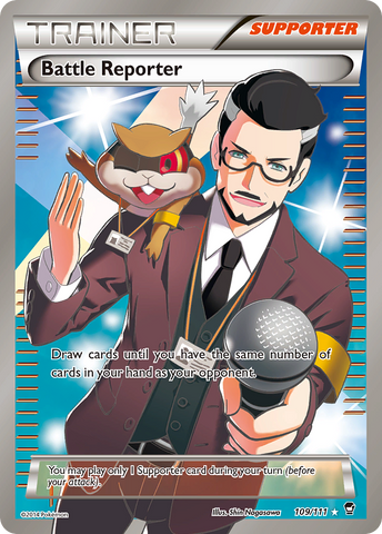 Reportero de Batalla (109/111) [XY: Puños Furiosos]