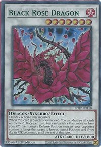 Dragón Rosa Negra (Verde) [LDS2-EN110] Ultra Rara