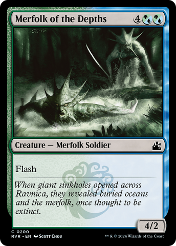 Tritón de las Profundidades [Ravnica Remastered]