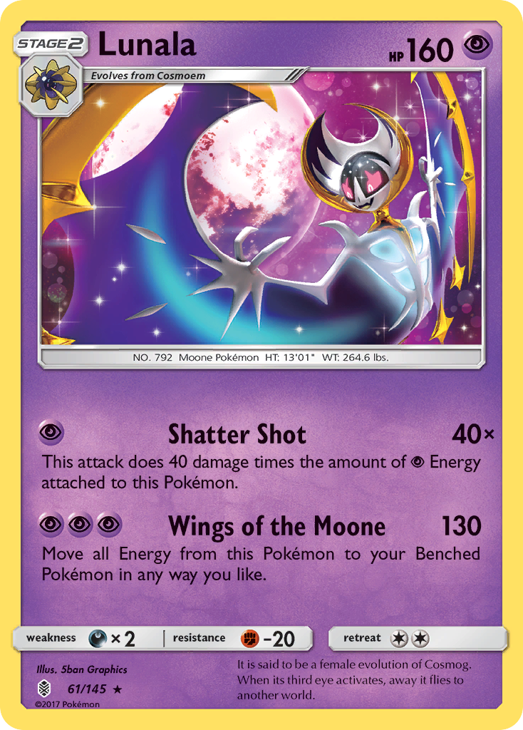 Lunala (61/145) [Soleil et Lune : Gardiens Ascendants]