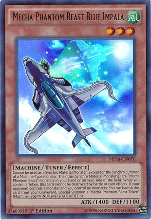 Bête Fantôme Méca Impala Bleu [MP14-FR076] Ultra Rare