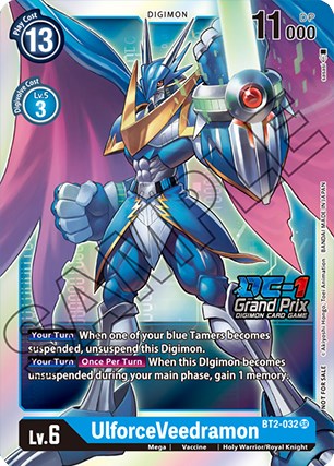 UlforceVeedramon [BT2-032] (DC-1 Grand Prix) [Promociones del sobre especial de lanzamiento]