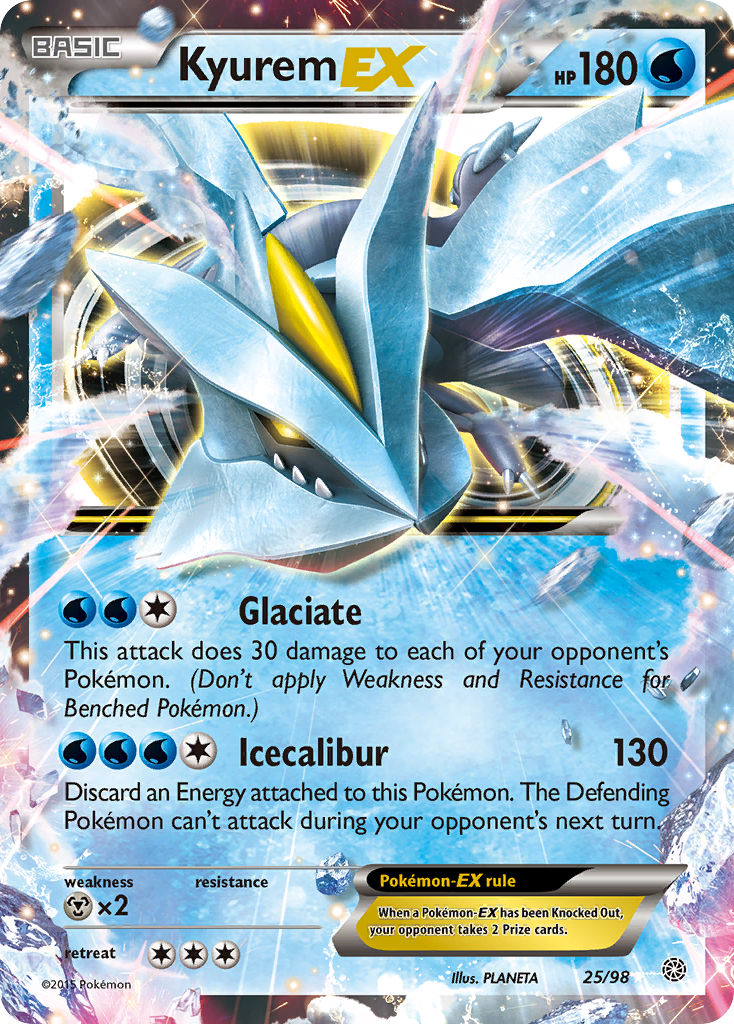 Kyurem EX (25/98) [XY: Origines Antiques]