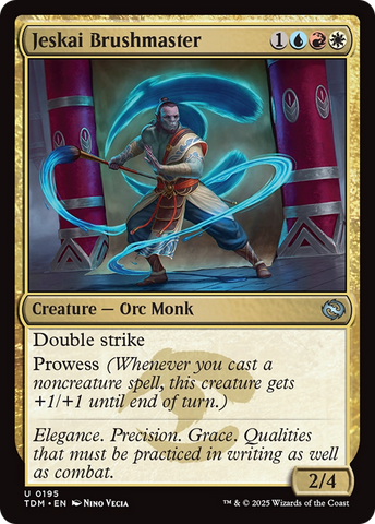 Maître-brosse jeskai [Tarkir : Dragonstorm]