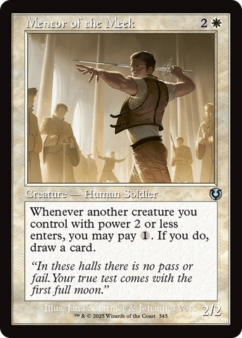 Mentor de los Mansos (Marco Retro) [Innistrad Remastered]