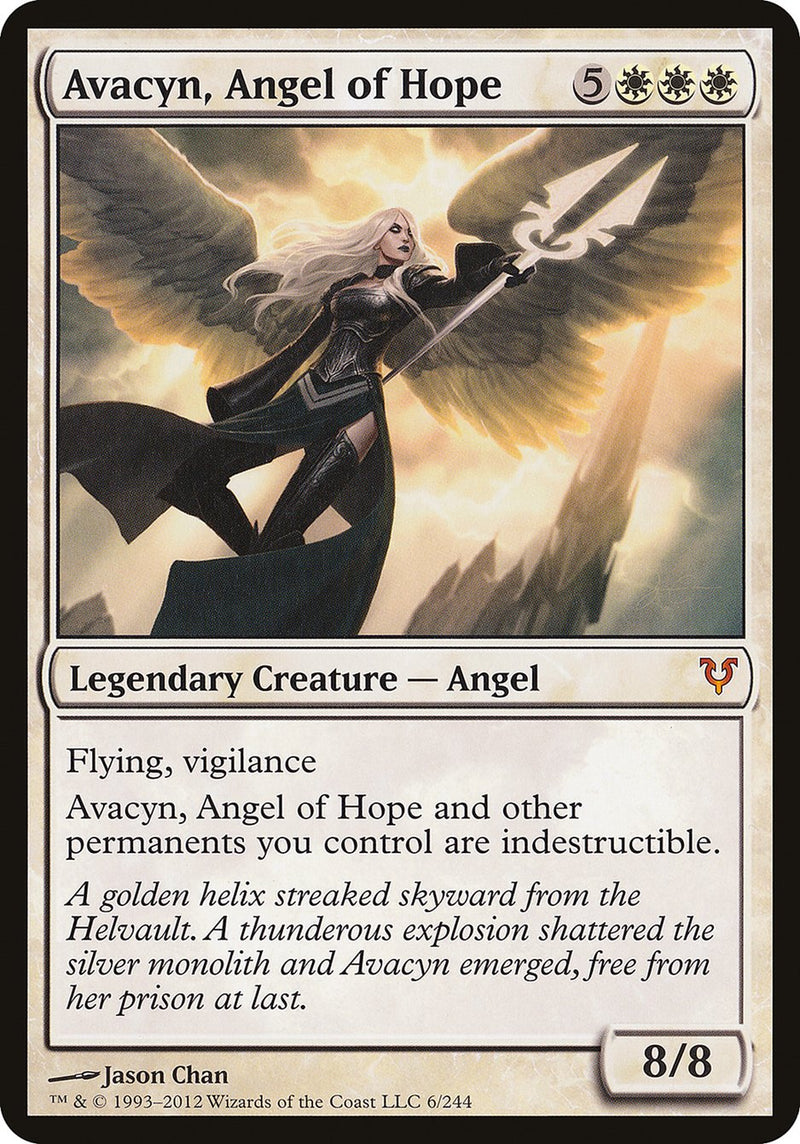 Avacyn, ange de l'espoir (Surdimensionnée) [Ouvrir le Sépulcre d'Hélvault]