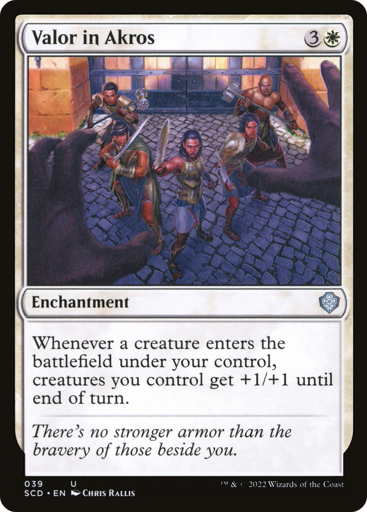 Valor à Akros [Decks de Commandant pour débutants]