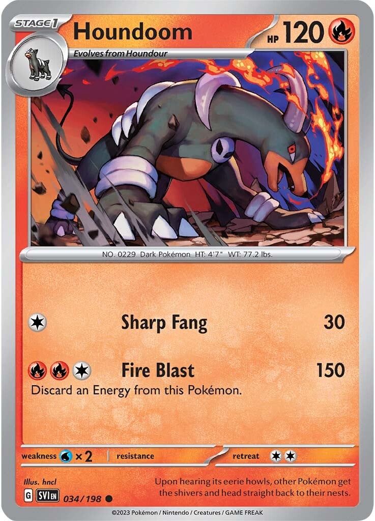 Houndoom (034/198) [Escarlata y Púrpura: Set Básico]