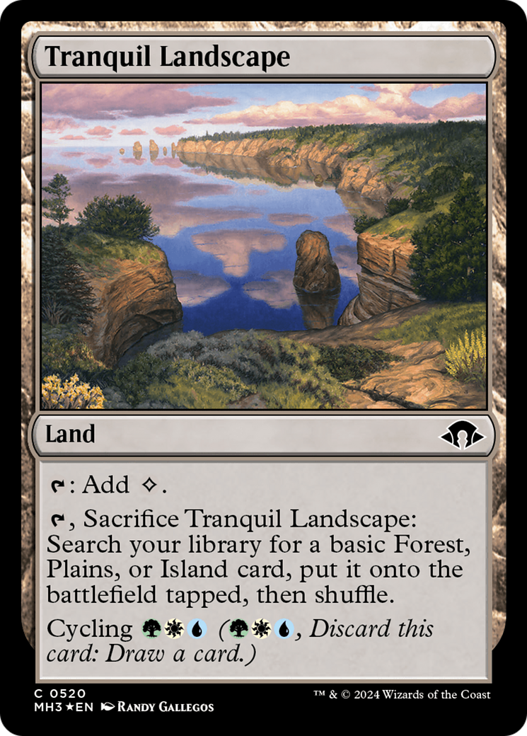 Paysage tranquille (Feuille miroir) [Modern Horizons 3]