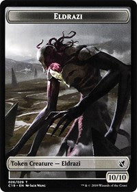 Eldrazi // Jeton double-face Œuf [Jetons Commander 2019]