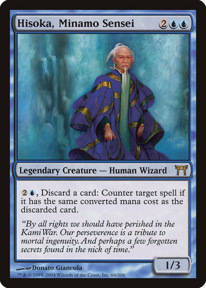 Hisoka, Sensei de Minamo [Champions de Kamigawa]