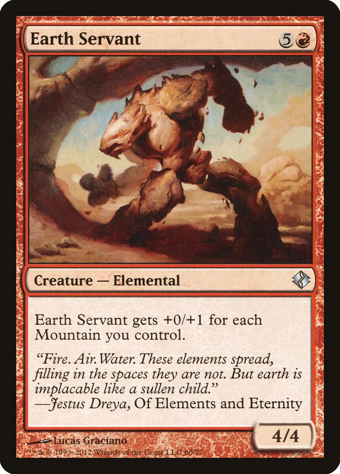 Serviteur terrestre [Duel Decks: Venser contre Koth]