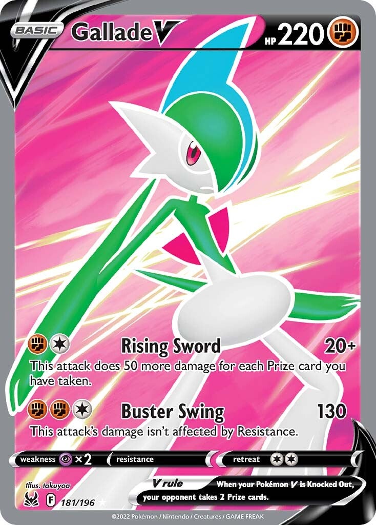 Gallade V (181/196) [Espada y Escudo: Origen Perdido]