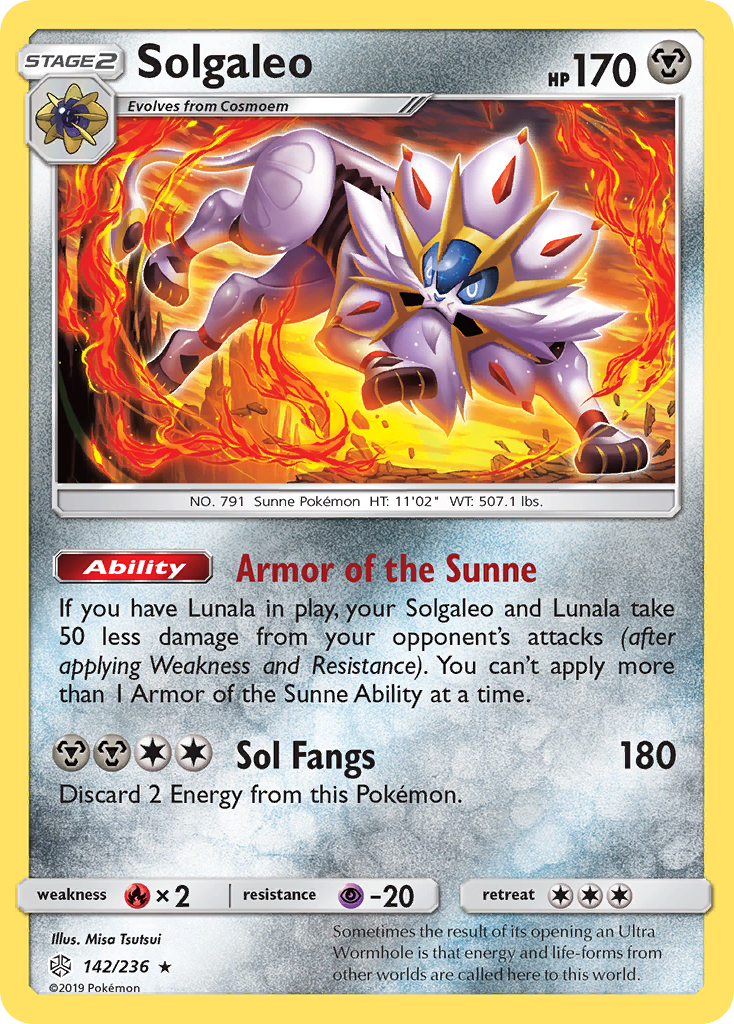 Solgaleo (142/236) [Soleil et Lune : Éclipse Cosmique]