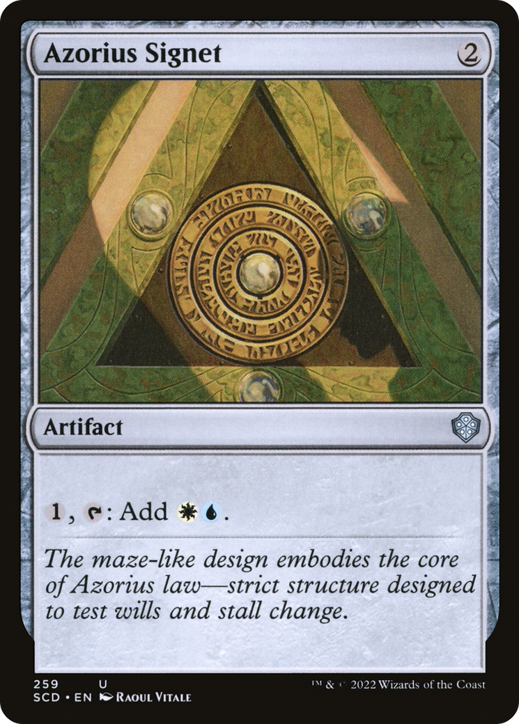 Sceau des Azorius [Starter Commander Decks]