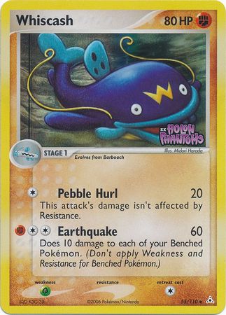 Whiscash (55/110) (Sellado) [EX: Holon Phantoms]