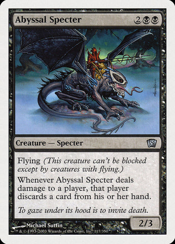 Spectre abyssal [Huitième édition]