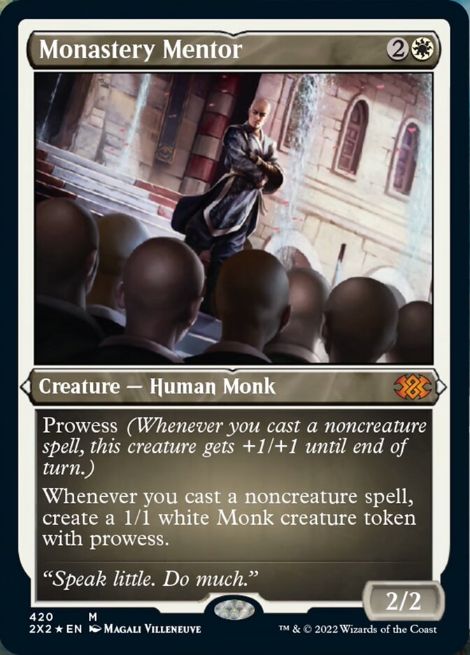 Mentor du monastère (gravé à l'acide) [Double Masters 2022]