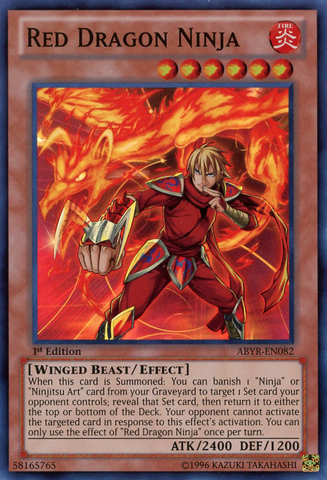 Red Dragon Ninja [ABYR-ES082] Súper Rara