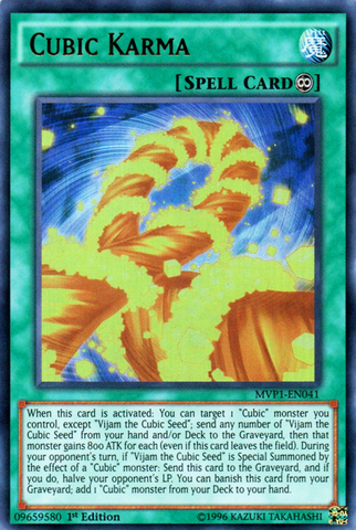 Karma Cúbico [MVP1-EN041] Ultra Rara