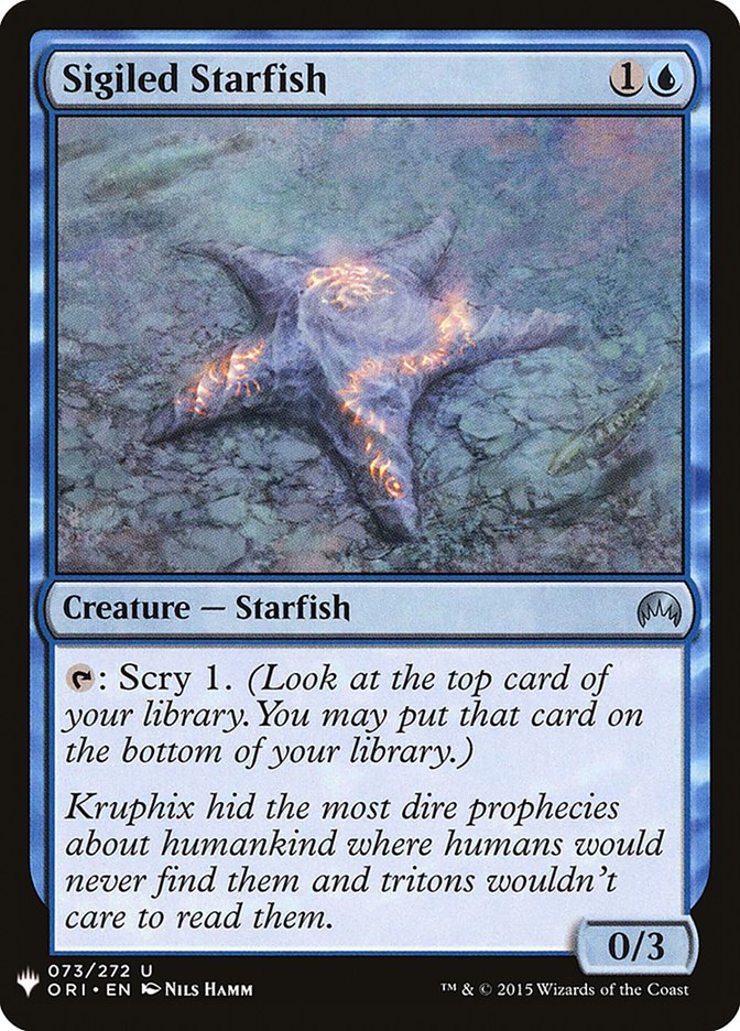 Étoile de mer sigillée [Mystery Booster]