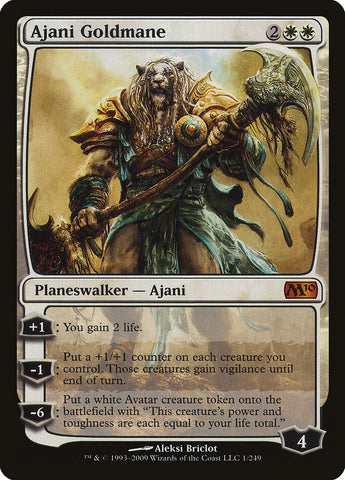 Ajani Melena Dorada [Magic 2010]