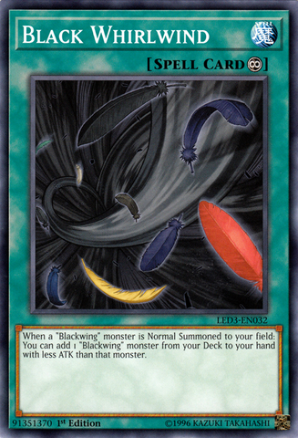 Tornado Negro [LED3-SP032] Común