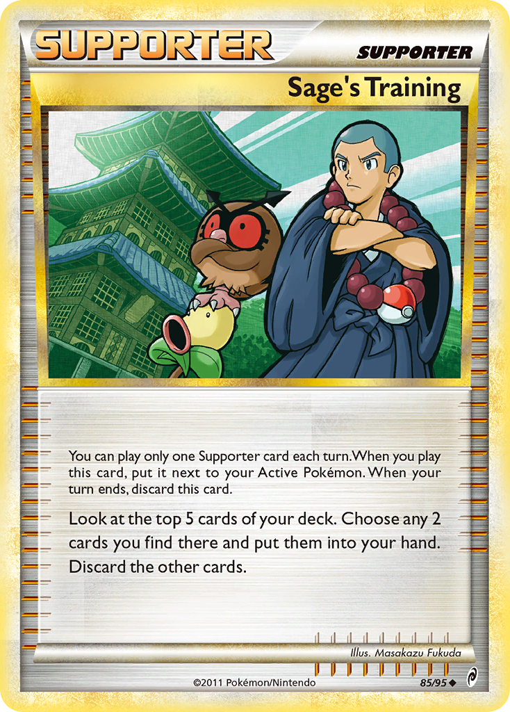 L'entraînement de Sage (85/95) [HeartGold & SoulSilver: Appel des Légendes]