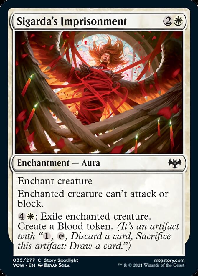 Encarcelamiento de Sigarda [Innistrad: Voto Carmesí]