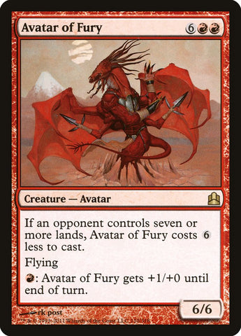 Avatar de la Furie [Commander 2011]