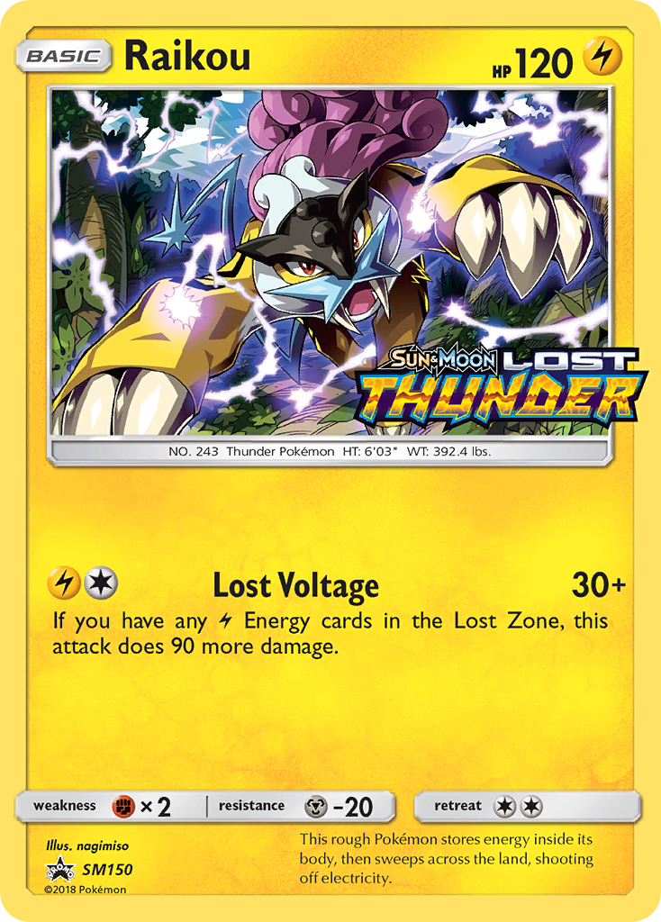 Raikou (SM150) [Soleil et Lune : Promo Étoiles Noires]