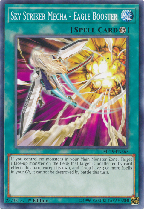 Sky Striker Mecha - Eagle Booster [MP19-EN265] Común
