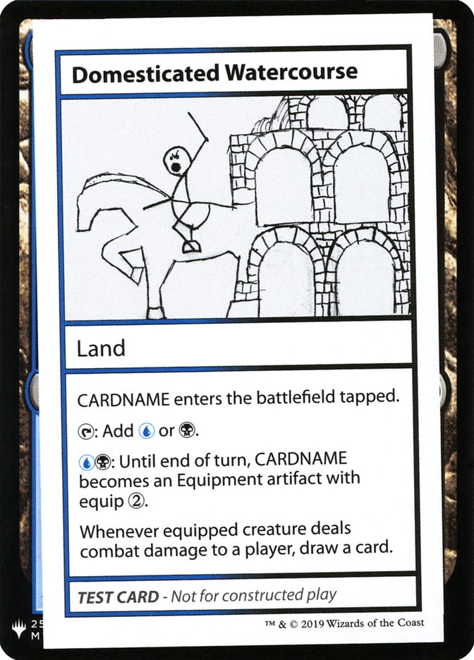 Cours d'eau domestiqué [Cartes de test de booster mystère]