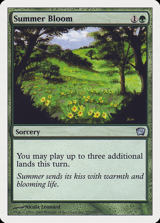 Floraison estivale [Neuvième édition]