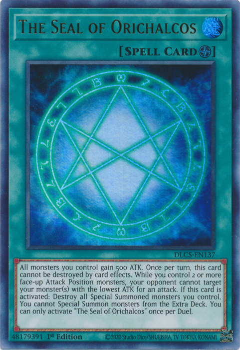 Le Sceau d'Orichalque [DLCS-EN137] Ultra Rare