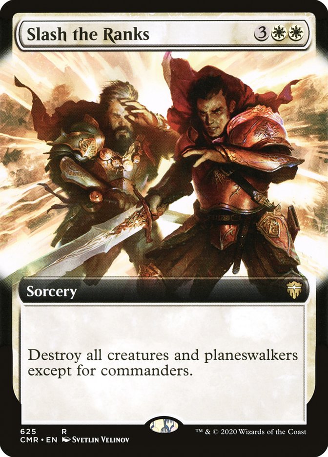 Recortar las Filas (Arte Extendido) [Commander Legends]