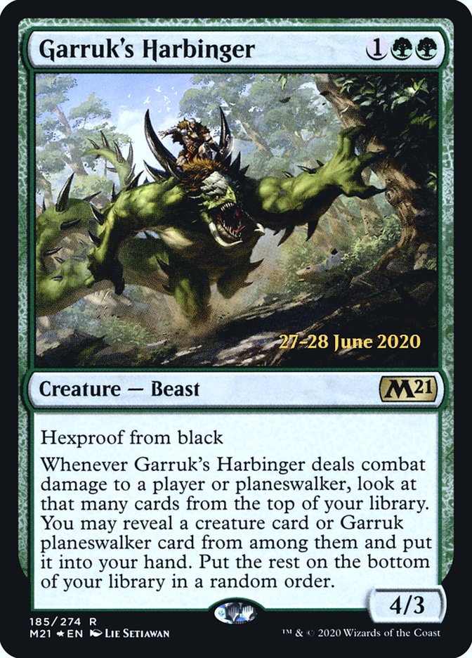 Héraut de Garruk [Promos d'Avant-Première Zendikar Rising]