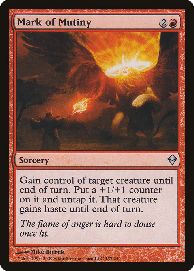 Marque de mutinerie [Zendikar]