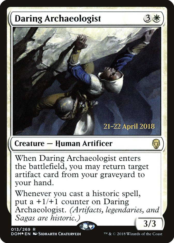 Archéologue audacieuse [Cartes promos d'avant-première Dominaria]