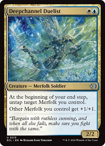 Duelista del Canal Profundo [Lorwyn Eclipsado]