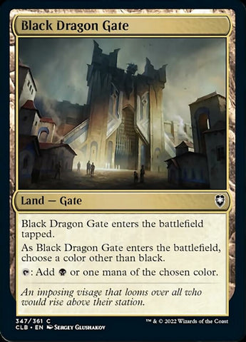 Puerta del Dragón Negro [Commander Legends: Battle for Baldur's Gate]