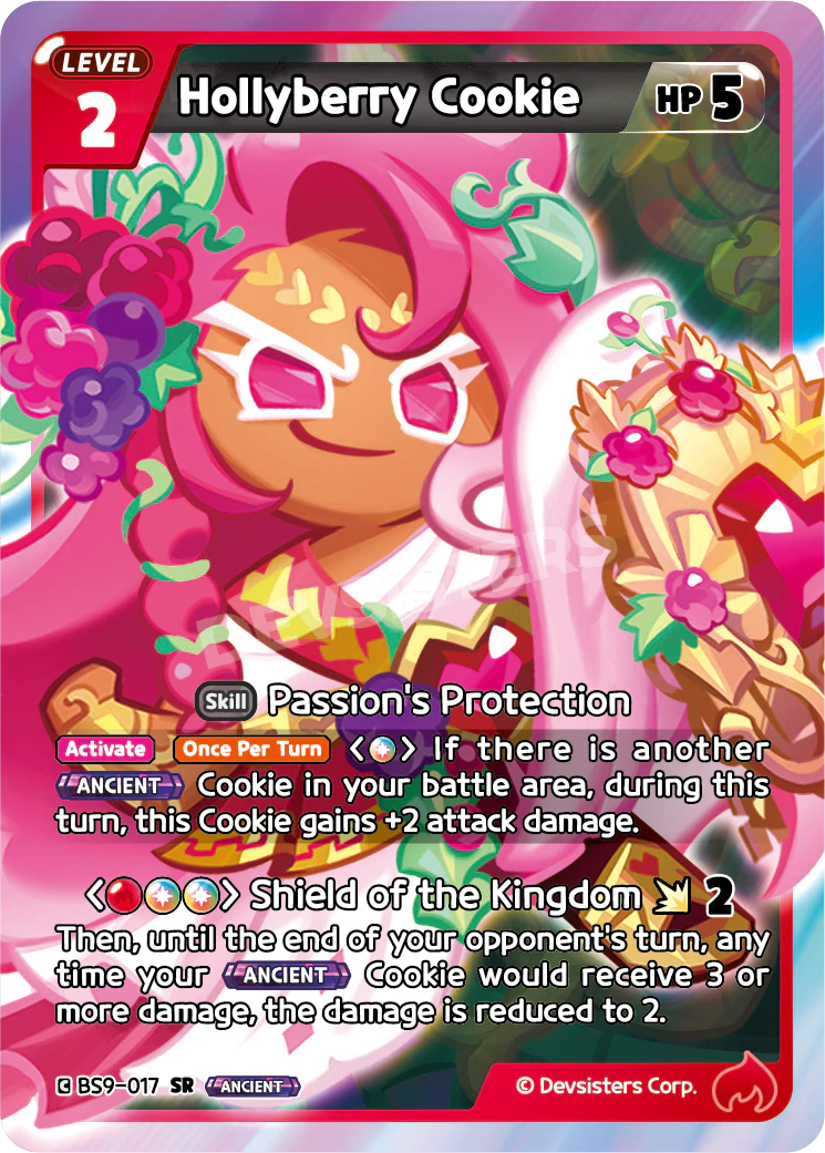 Image for Hollyberry Cookie (BS9-017) (BS9) - CookieRun: Braverse TCG