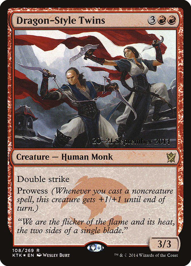 Jumeaux style dragon [Khans of Tarkir Prerelease Promos]