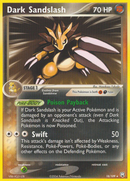 Sablaireau Obscur (18/109) [EX: Retour de la Team Rocket]