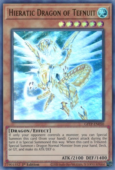 Dragón Hierático de Tefnuit [GFTP-EN050] Ultra Rara