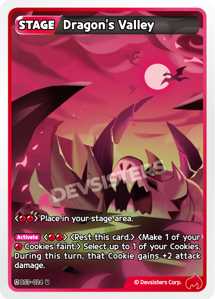Image for Dragon's Valley (BS3-024) (BS3) - CookieRun: Braverse TCG