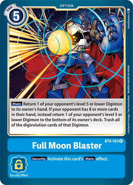 Full Moon Blaster [BT4-103] [Gran Leyenda]