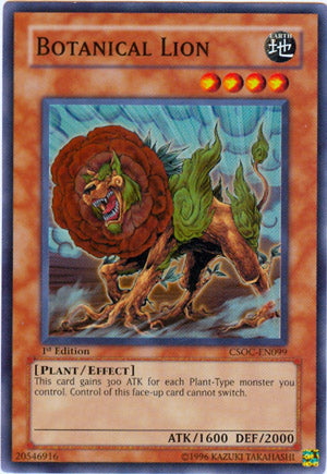 Lion botanique [CSOC-EN099] Super Rare